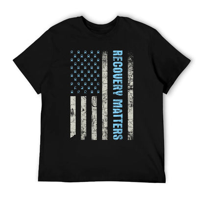 Recovery Matters - Sobriety Anniversary Sober AA NA T-Shirt