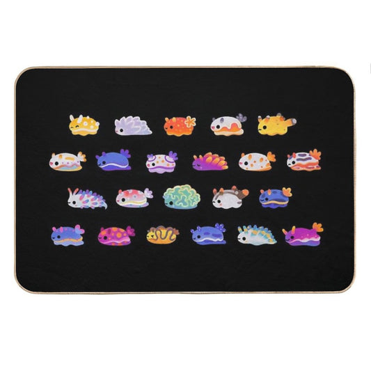 Sea Slug Day Bath Mat