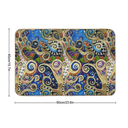 The Changing Seasons of Klimt Bath Mat
