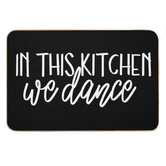 In This Kitchen We Dance Bath Mat