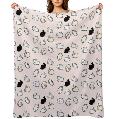 Bunny Rabbits Throw Blanket