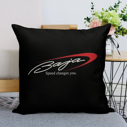 Baja Boats Logo Linen Throw Pillow Cover