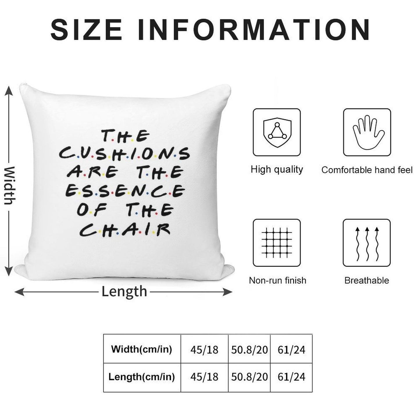 The Cushions Are The Essence Of The Chair Soft Anti-Pilling Throw Pillow