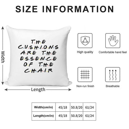 The Cushions Are The Essence Of The Chair Soft Anti-Pilling Throw Pillow