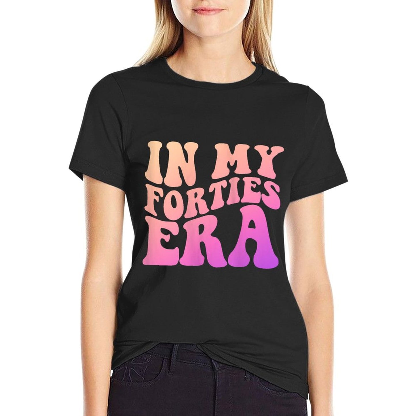 Womens 40th Birthday 40 Years Old Women 1985 In My Forties Era  Trendy Pattern T-Shirt