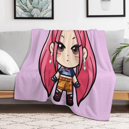 Mira Kpop Demon Hunters Throw Blanket
