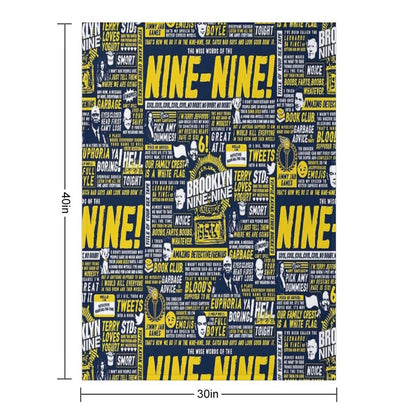 Wise Words of The Nine-Nine Throw Blanket