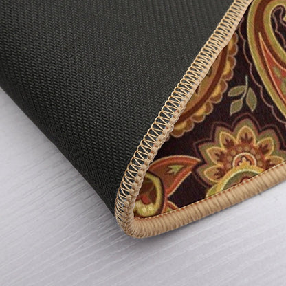 Autumn Paisley Bath Mat