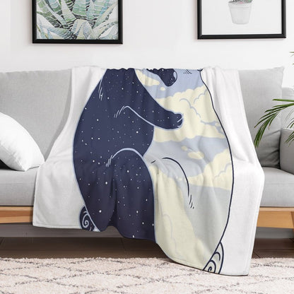 Day And Night Throw Blanket