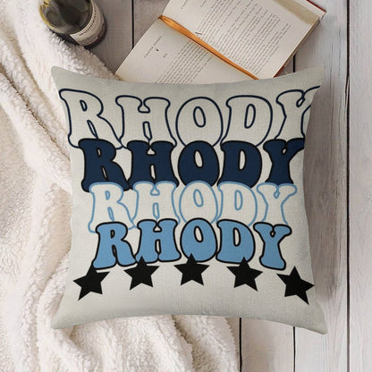 University of Rhode Island Pride Linen Throw Pillow Cover
