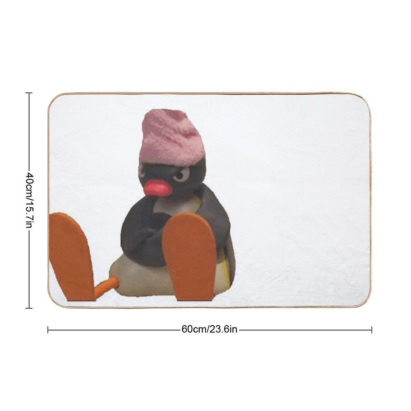 Shower Pingu Mood Bath Mat
