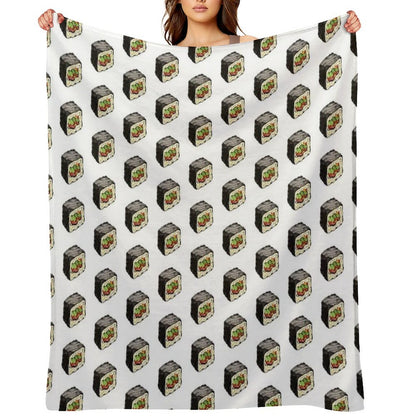 Sushi Illustration Throw Blanket