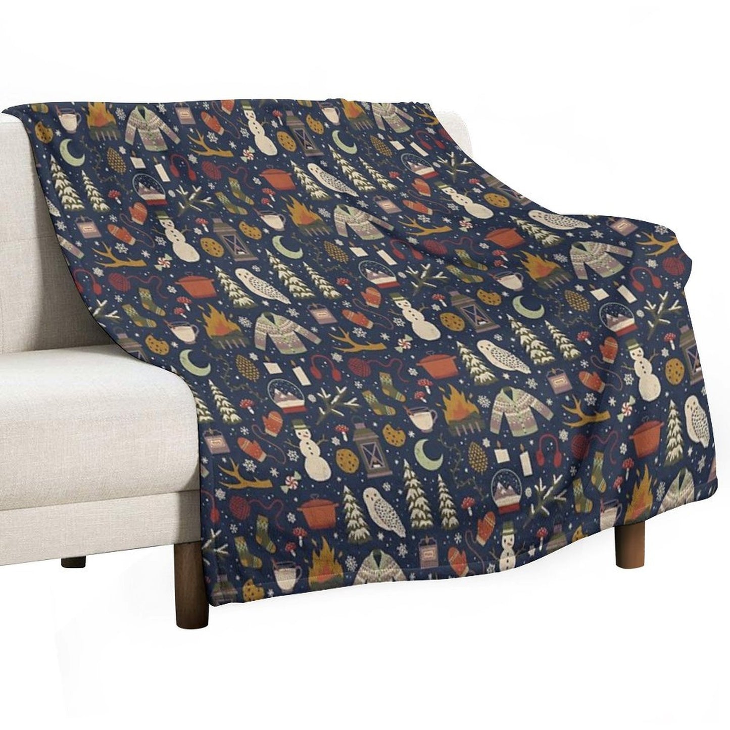 Winter Nights Throw Blanket