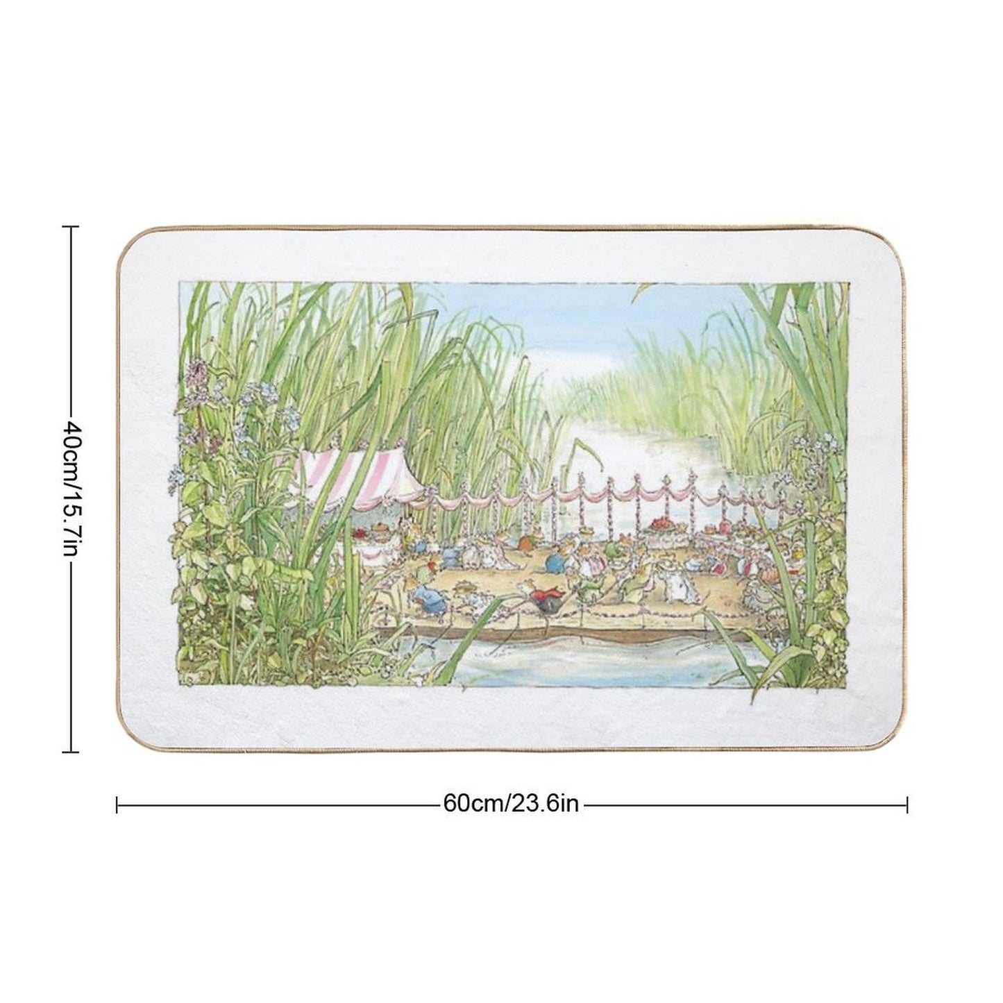 The Wedding Party Bath Mat