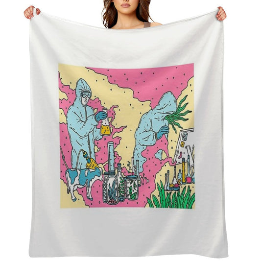 Bioengineering Throw Blanket