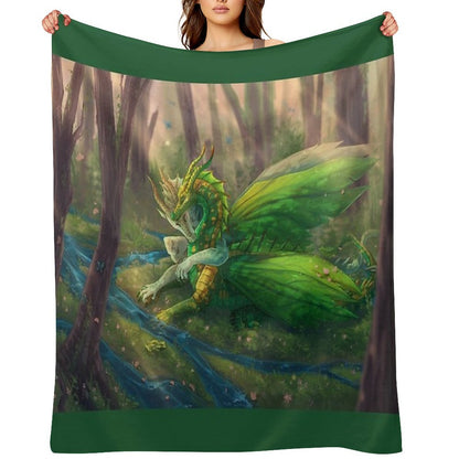 Wings of Fire - Sundew And Willow Throw Blanket
