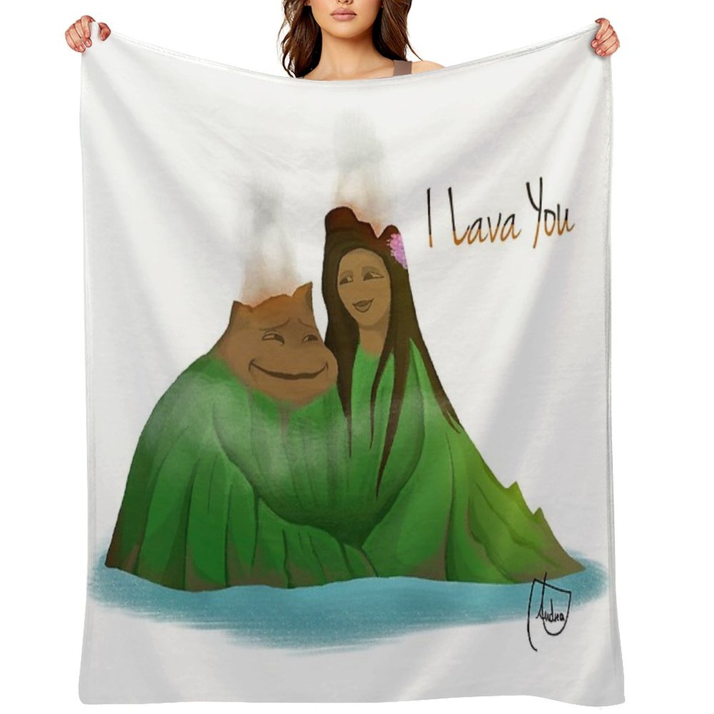 I Lava You Throw Blanket