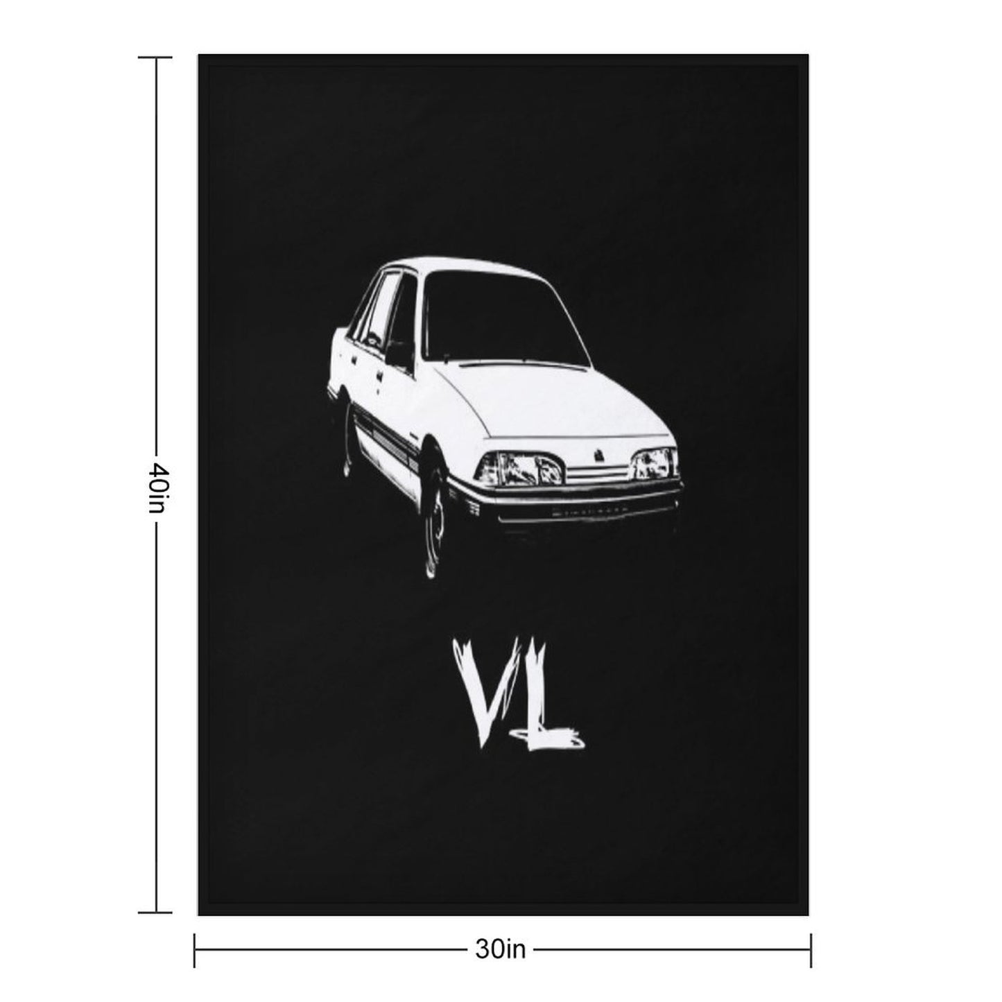 Vl Commodore Throw Blanket