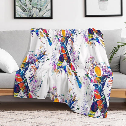Badminton - Badminton Player - Badminton Smash Throw Blanket