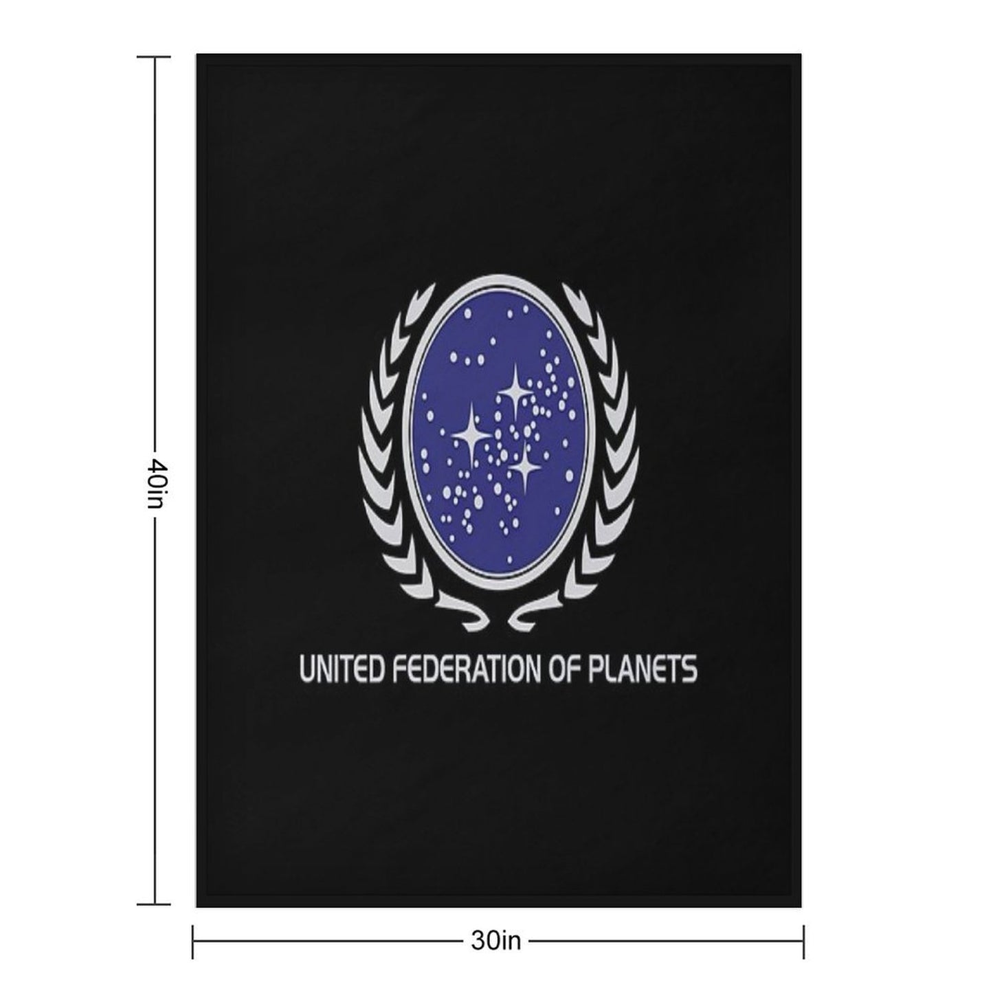 United Federation of Planet Throw Blanket