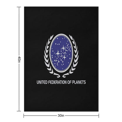 United Federation of Planet Throw Blanket