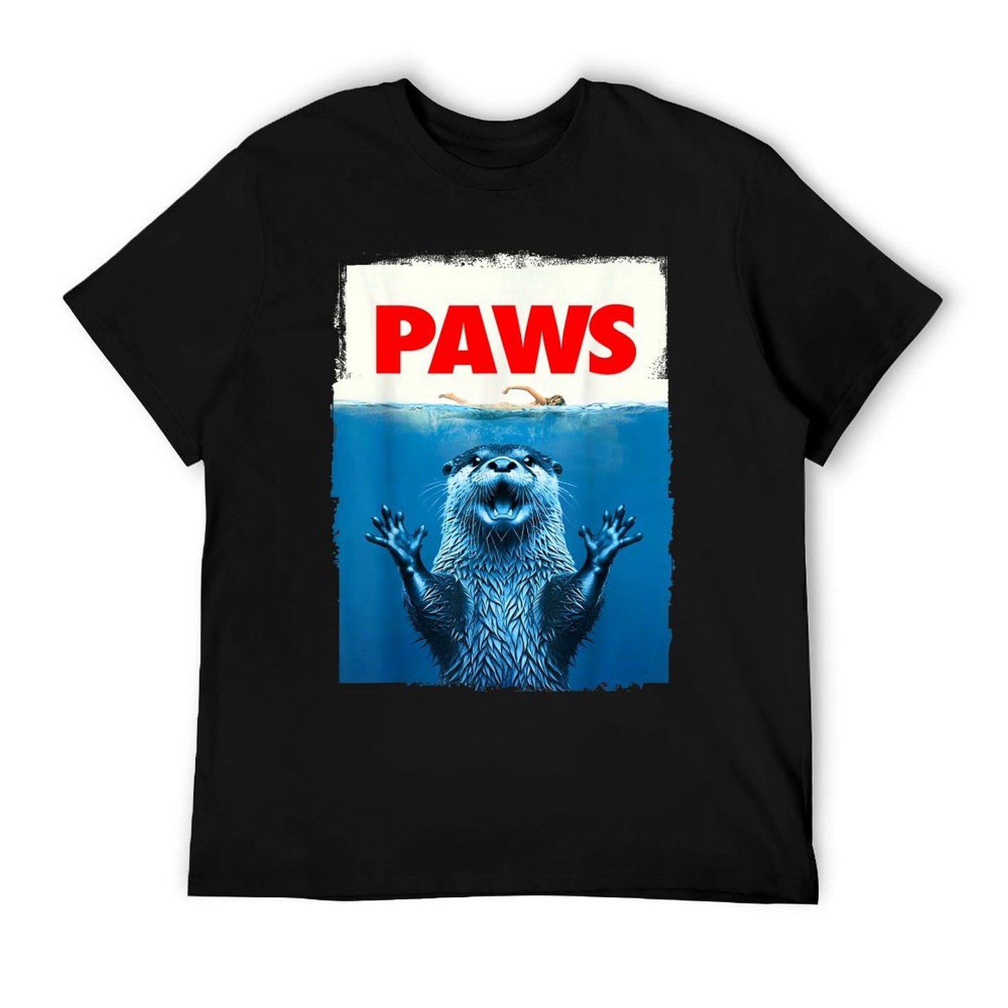 Paws Otter Funny Otter Lover Gifts For Men Women Kidn T-Shirt