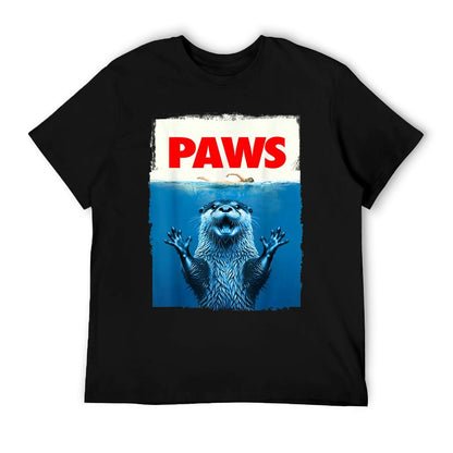 Paws Otter Funny Otter Lover Gifts For Men Women Kidn T-Shirt