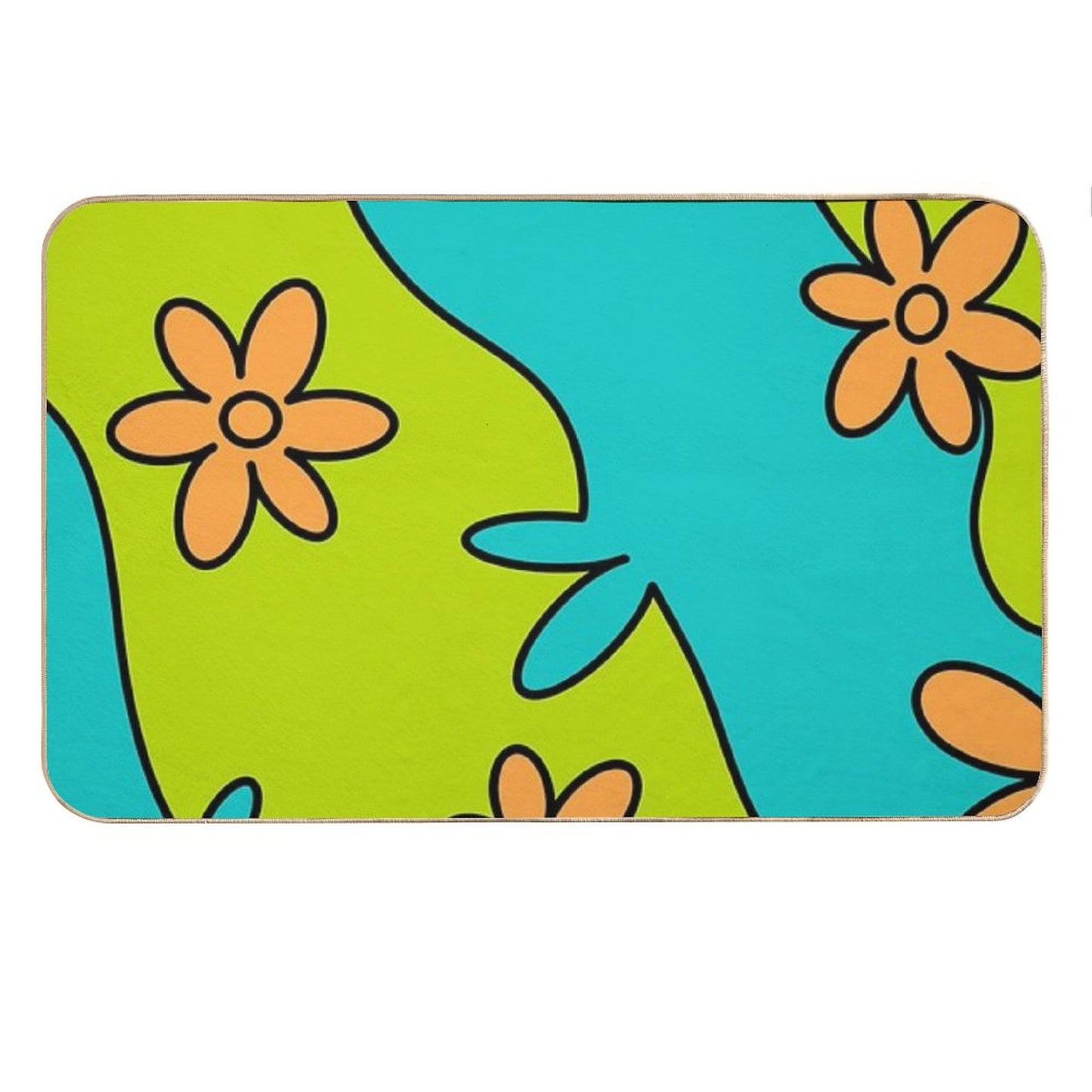 Mysterious Flowers ⭐️ Bath Mat