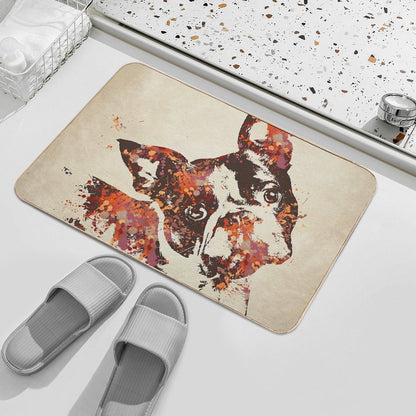 Boston Terrier Bath Mat