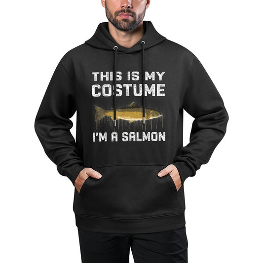 This Is My Costume Im A Salmon Halloween Costume Easy Care Hoodie