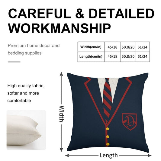 Dalton Academy's The Warblers Linen Throw Pillow Cover