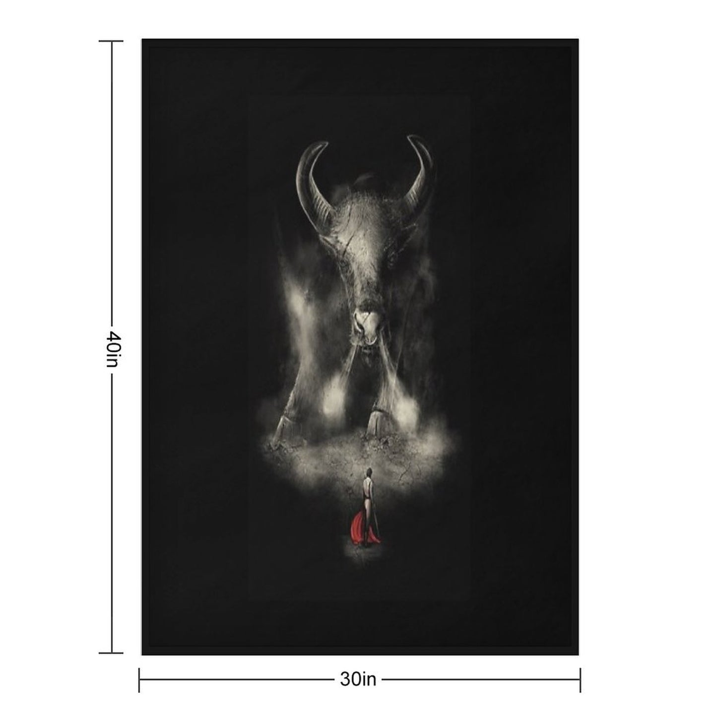 Matador's Match Throw Blanket