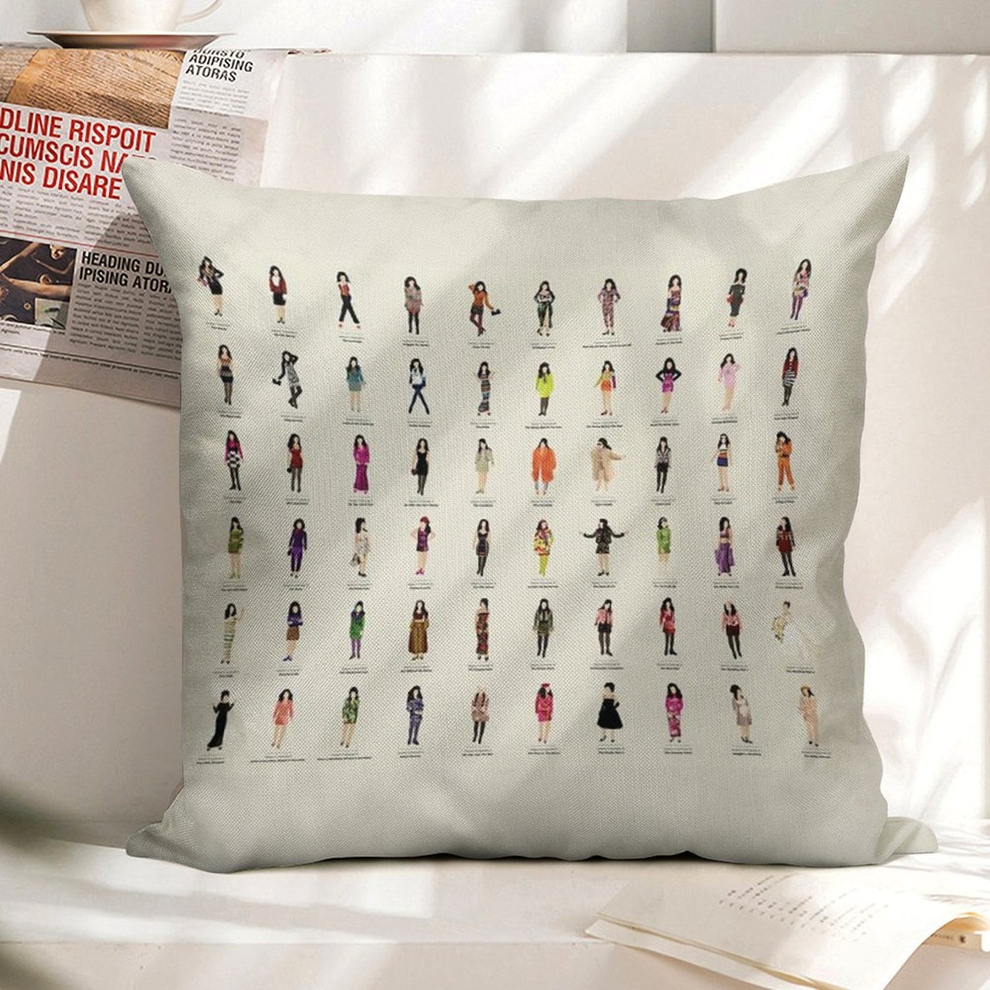 The Nanny Linen Throw Pillow Cover