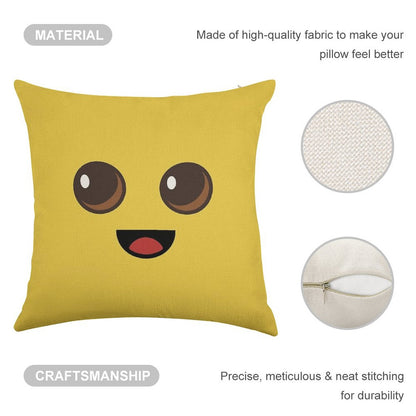 Peely Victory Royale Banana Linen Throw Pillow Cover