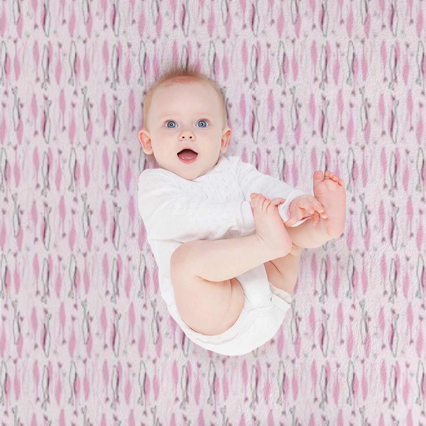 Atomic Kitties Throw Blanket