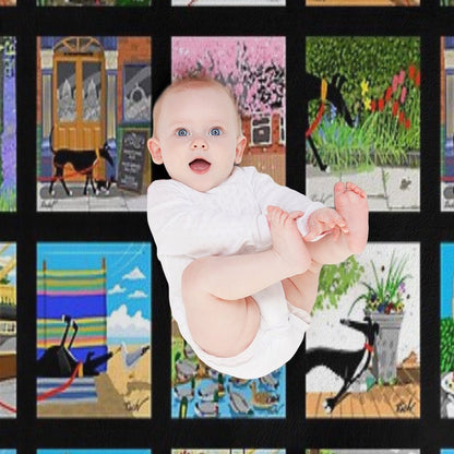 The Lockdown Doodles Set 1 Throw Blanket