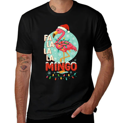 Flamingo Christmas for Women, Funny FA La La Mingo  Affordable Price T-Shirt