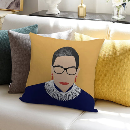 Ruth Bader Ginsburg Soft Ultra-Soft Texture Throw Pillow