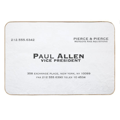 Paul Allen Business Card Bath Mat