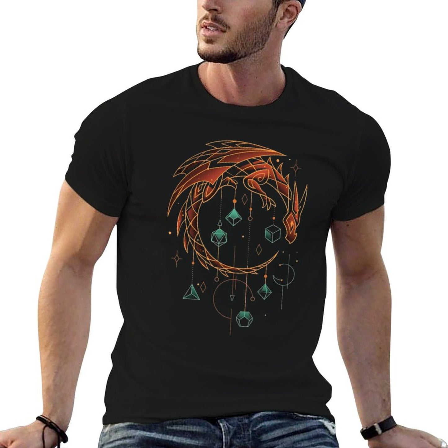 Draconic Dice Keeper - Roleplayer Gamer  Moisture-wicking T-Shirt