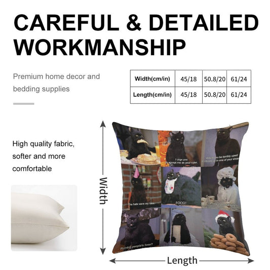 Musings of Salem Linen Throw Pillow Cover