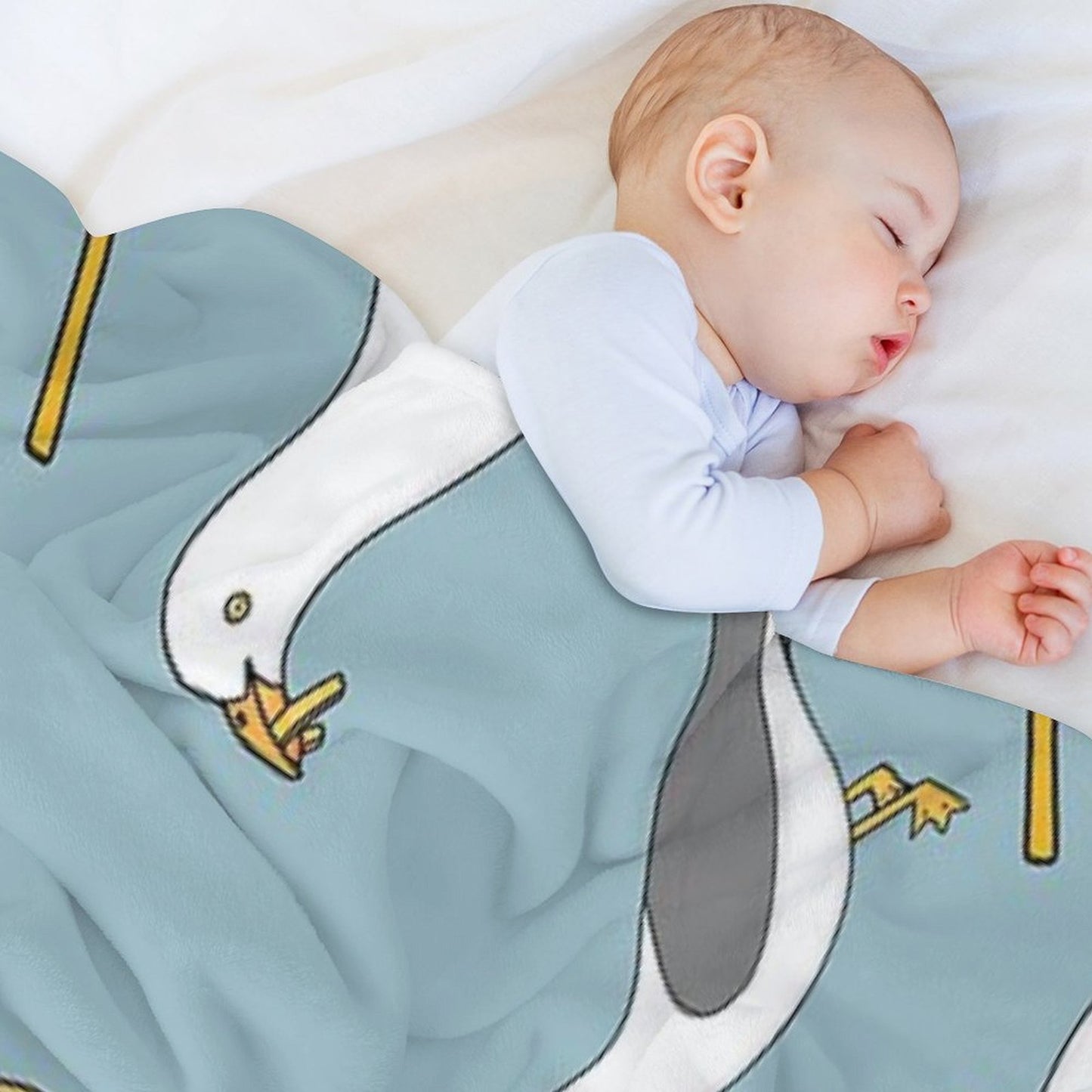 Seagull And Chips Throw Blanket