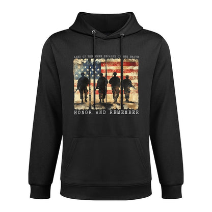 Memorial Day Remember Honor Vintage Patriotic American Easy Care Hoodie