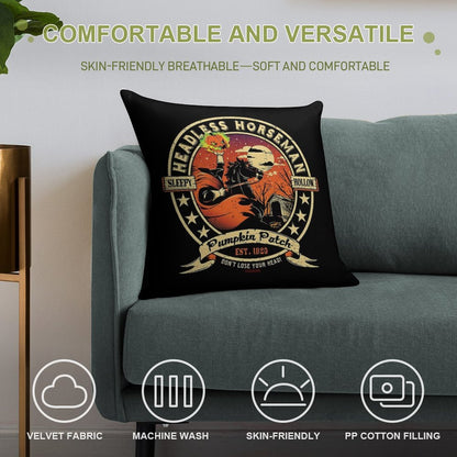 Don't Lose Your Head Now Soft Luxury Feel Throw Pillow