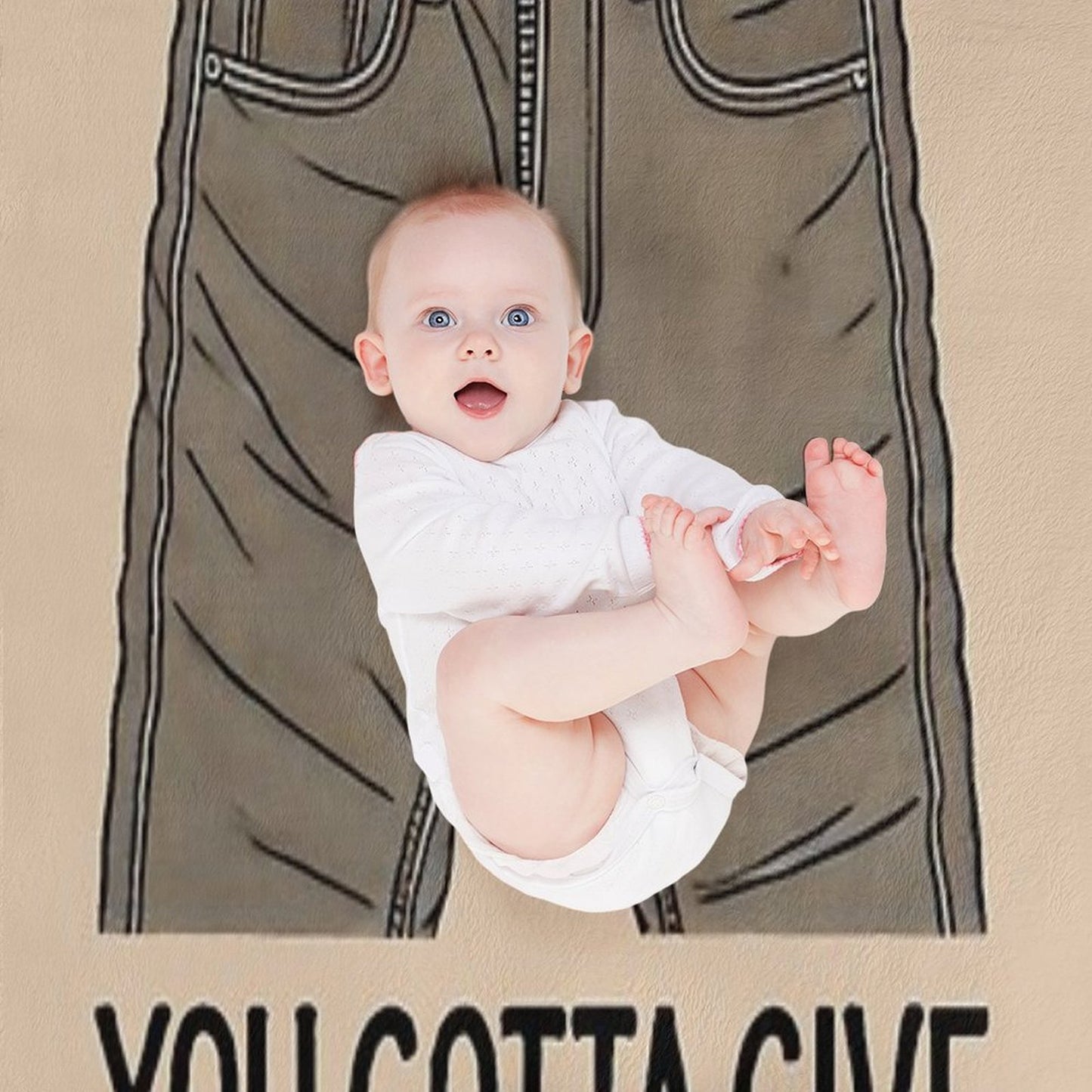 Calico Cut Pants ITYSL Throw Blanket