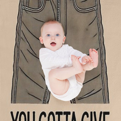 Calico Cut Pants ITYSL Throw Blanket