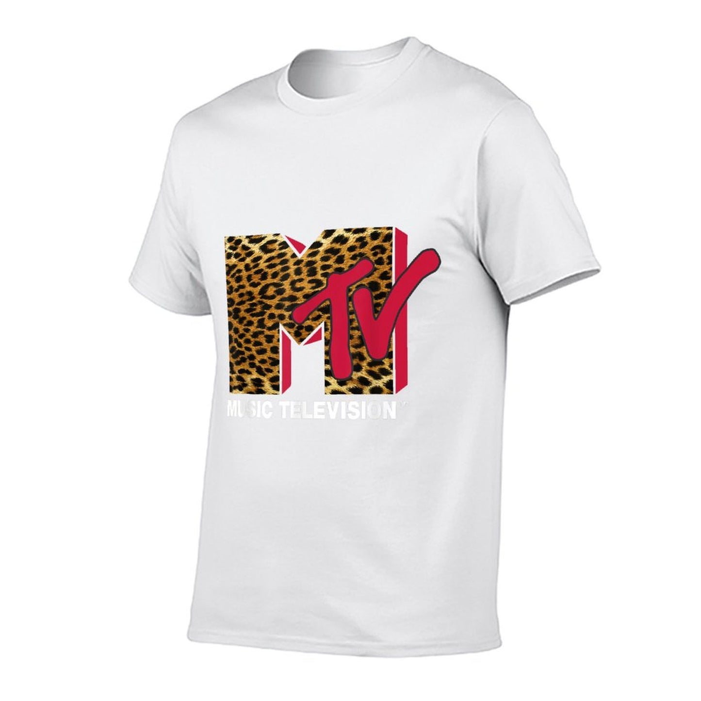 MTV Leopard Print Logo  Affordable Price T-Shirt