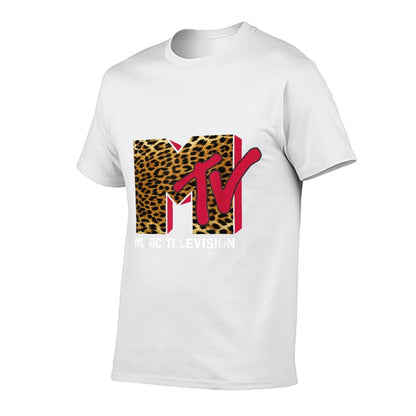 MTV Leopard Print Logo  Affordable Price T-Shirt