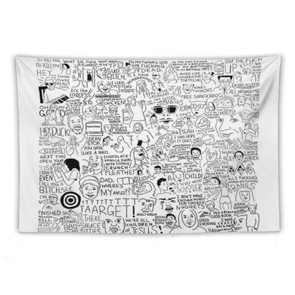 An Ultimate Vine Compilation But Instead of A Video Its Just Terribly Drawn Tapestry