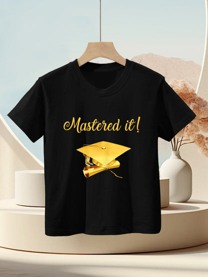 Womens Mastered It!, Graduation MD Graduate Gift Kids T-Shirt